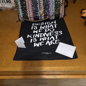 Kurt Geiger Multicolor Woven Bag